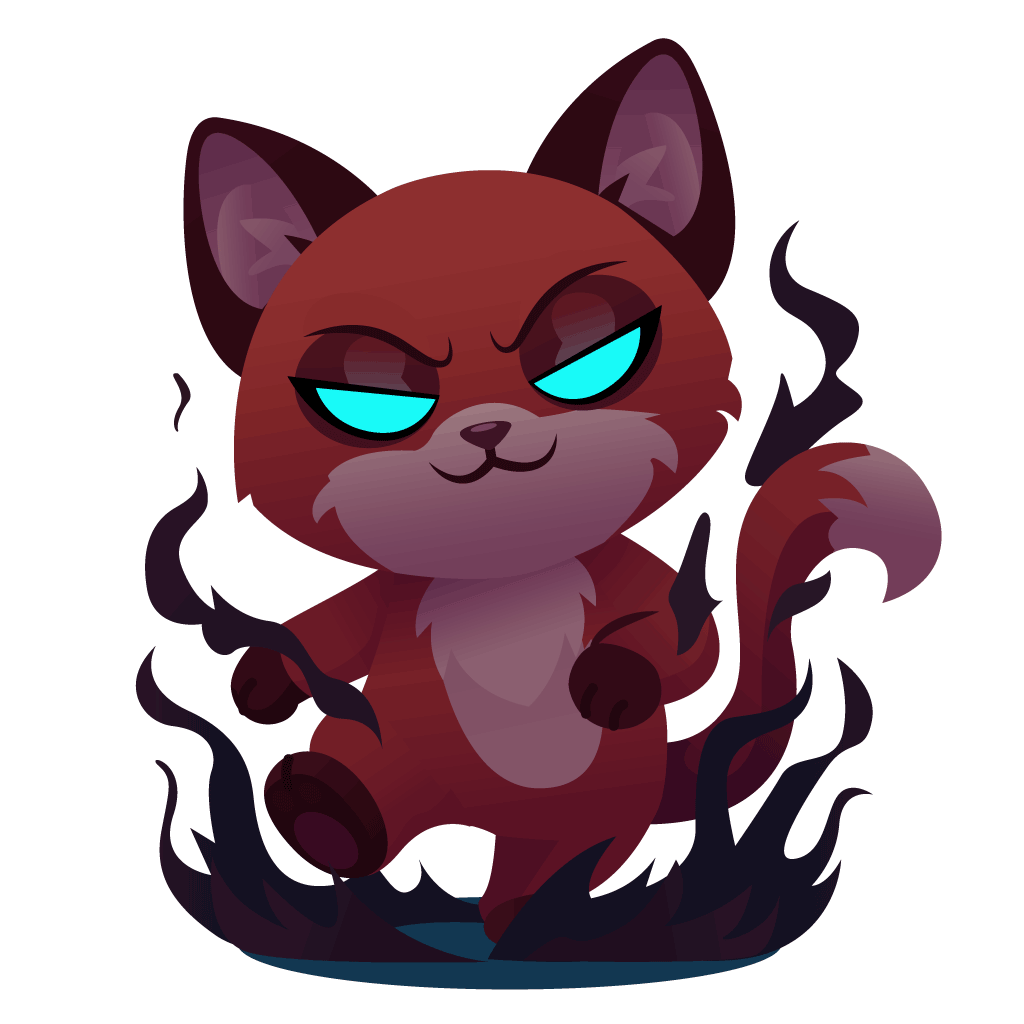 Focus mood cat